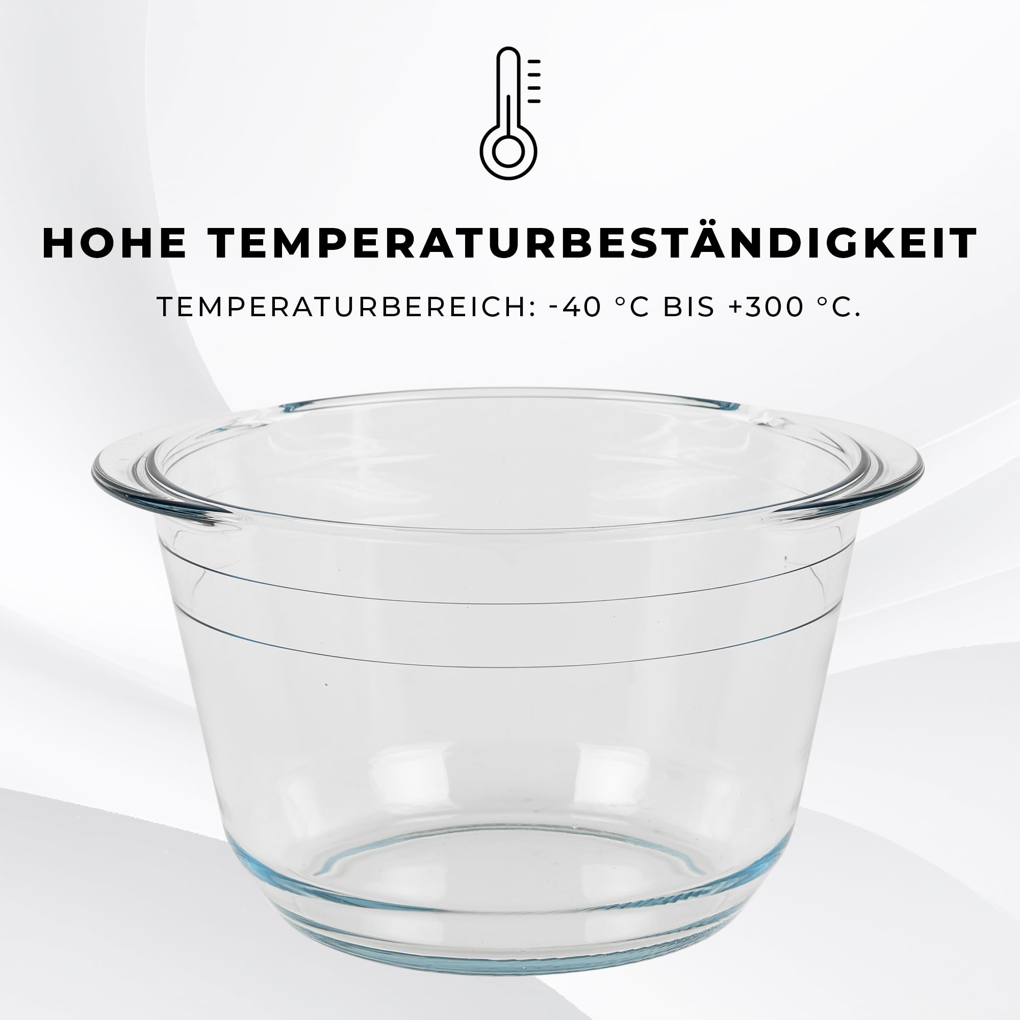 KARL HAUSMANN Wärmebehälter für Speisen mit Glaseinsatz - 3.9L - Teelicht Warmhalteplatte - Edelstahl Gestell und Deckel mit Griff - Speisenwärmer - Warmhaltebehälter Essen - Chafing Dish Behälter