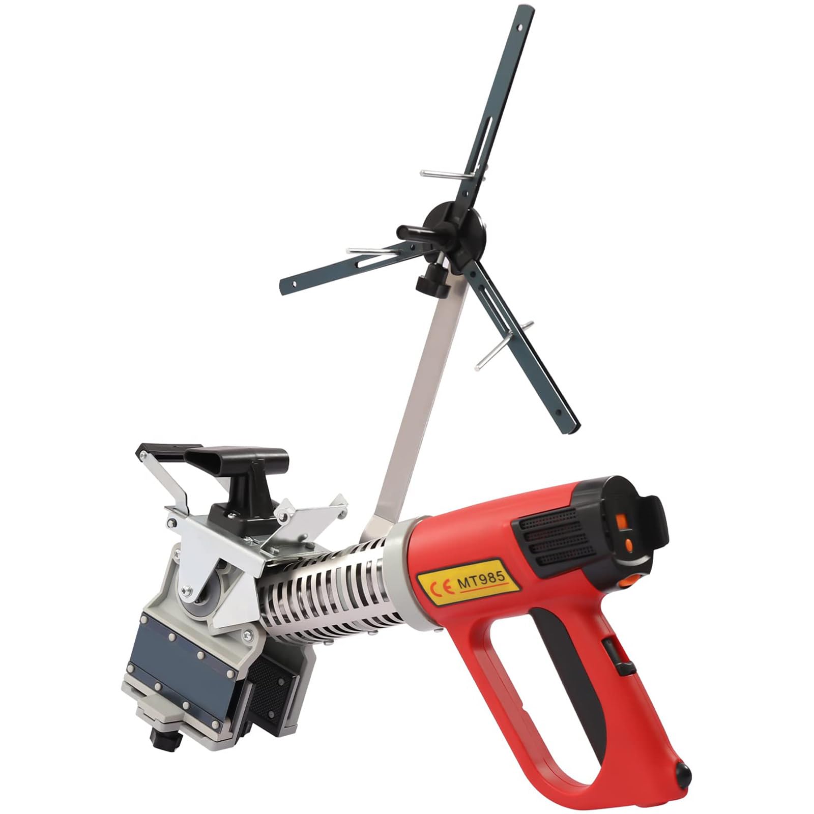 BOOZXCV Manual Edge Banding Machine, Double Side Gluing Portable Edge Bander, Woodworking Edge Trimmer for Home Construction