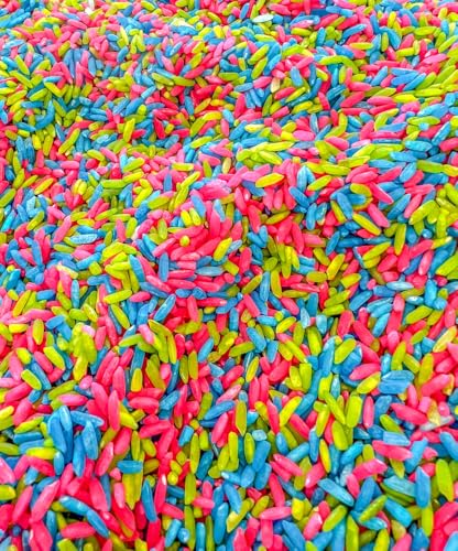 Image of Sensory Bin Filler for Sensory Table - Colored Rice for Sensory Play (Summer Rice)
