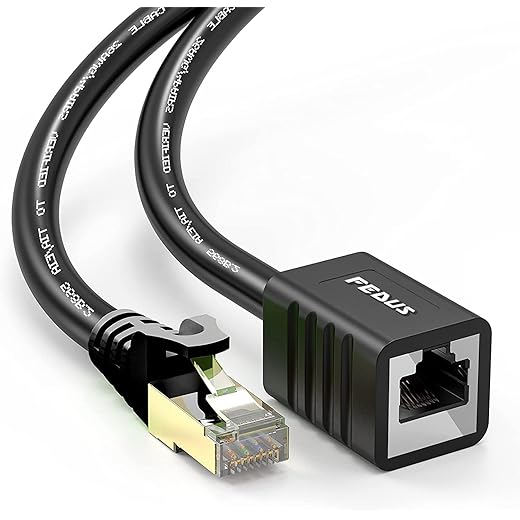 FEDUS Cat8 Ethernet Extension Cable 1m
