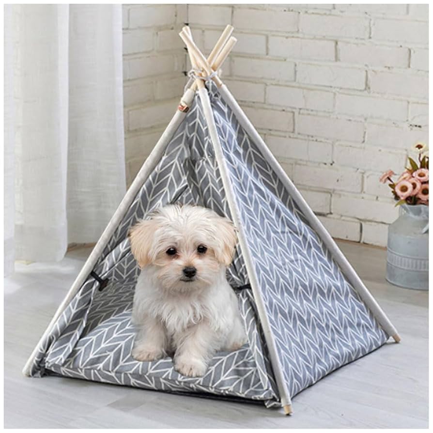Amazon | SUGGEST ペット テント ティピーテント 48×50×60cm