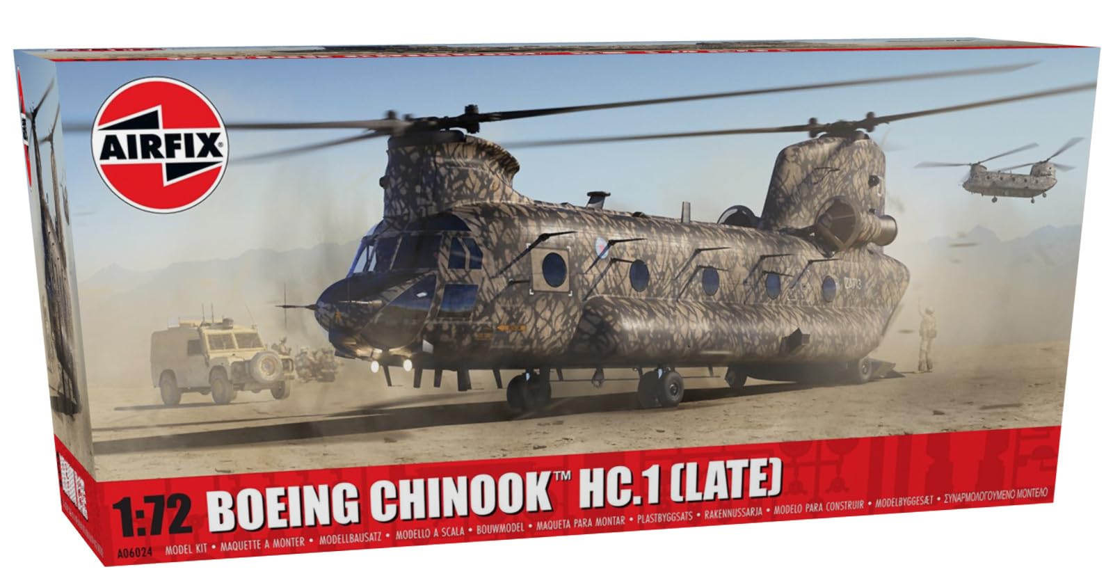 Airfix A06024 Boeing Chinook HC.1 (Late) 1:72 Scale Kit