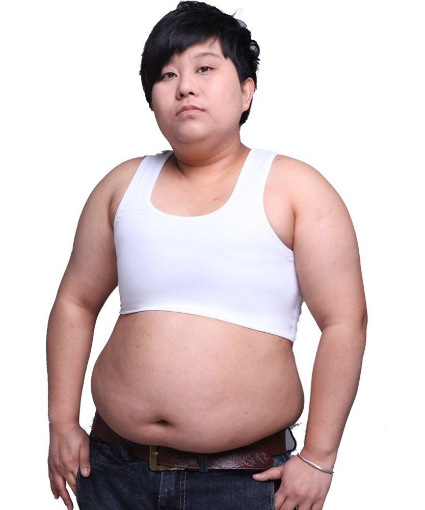 Women Lesbian Tomboy Built-in Elastic Band Chest Binders US 0-US 20