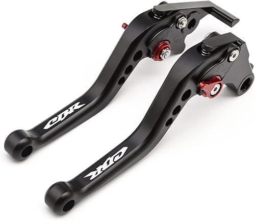NICEDOLL Palancas de freno de embrague negro mate para CBR600RR 2007-2022 motocicleta corta