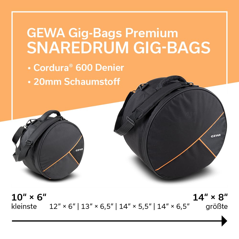 GEWA, Housse caisse claire Premium, 12x6"