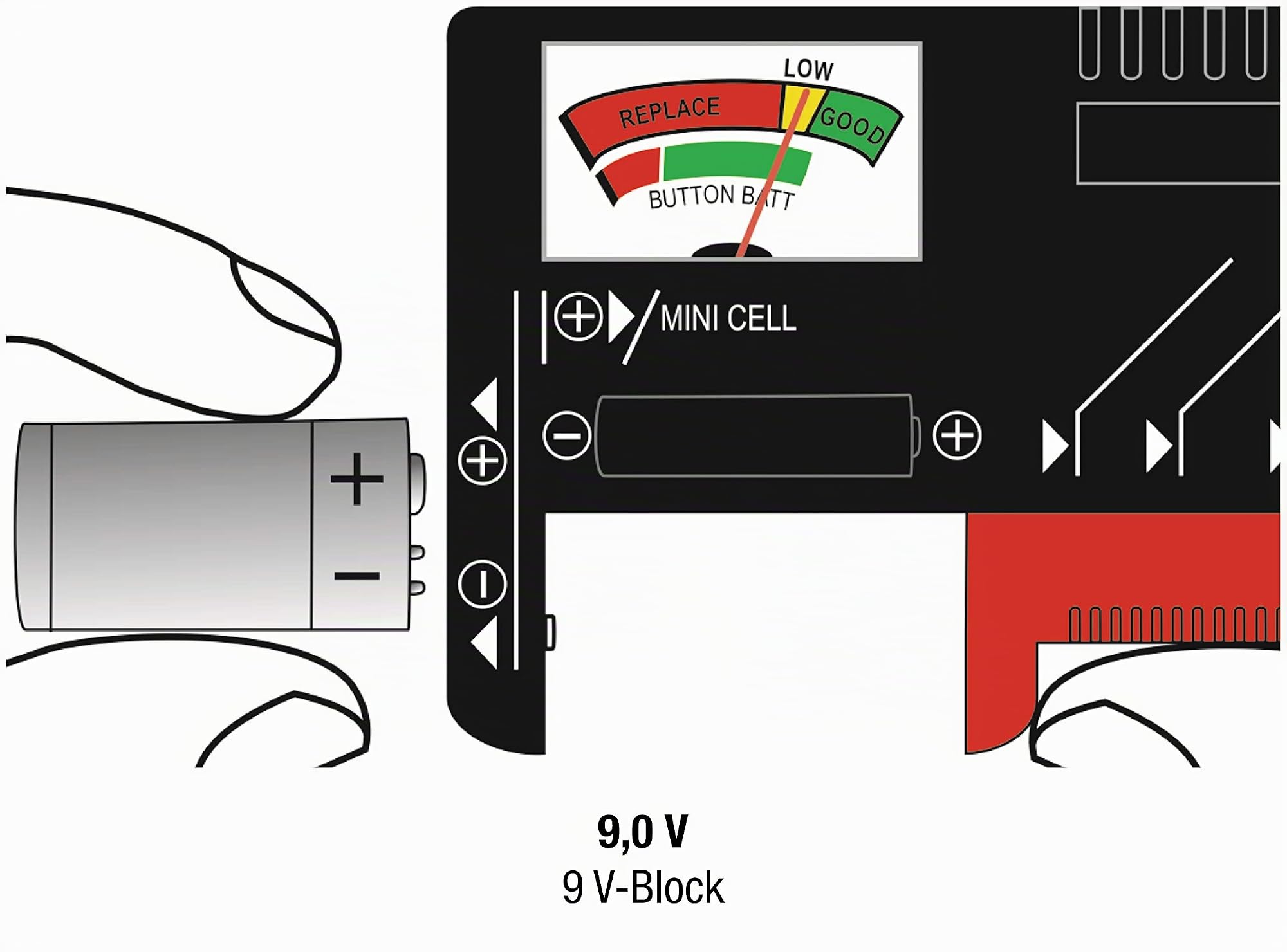 Tester per batterie analogico B29821