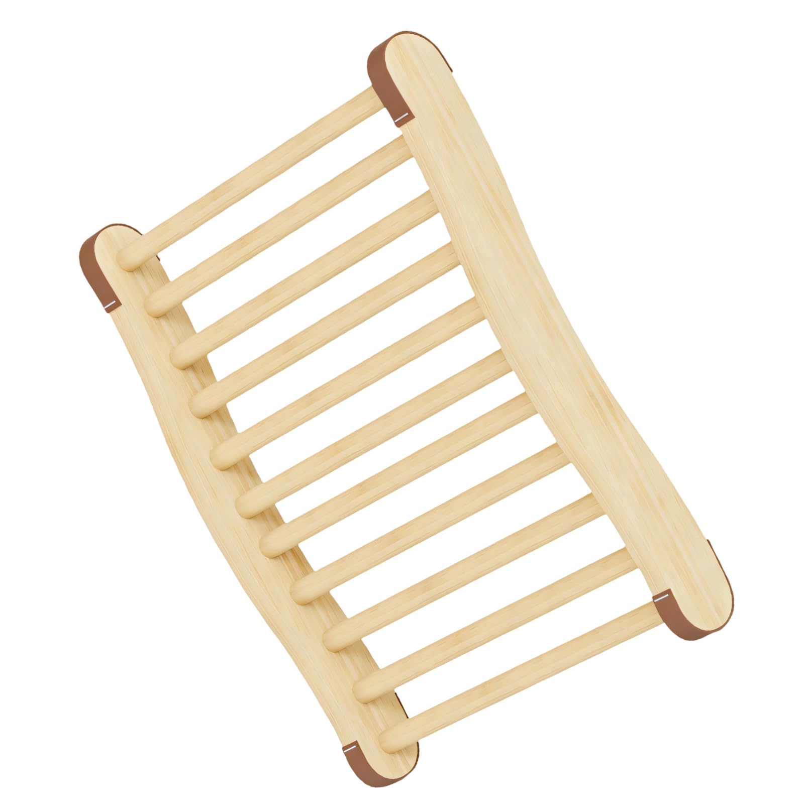 Natural Pine Wood Sauna Backrest Featuring Ergonomic S Shaped Construction for Warm Rooms and Massage Effect Slip Proof Sauna Backrest