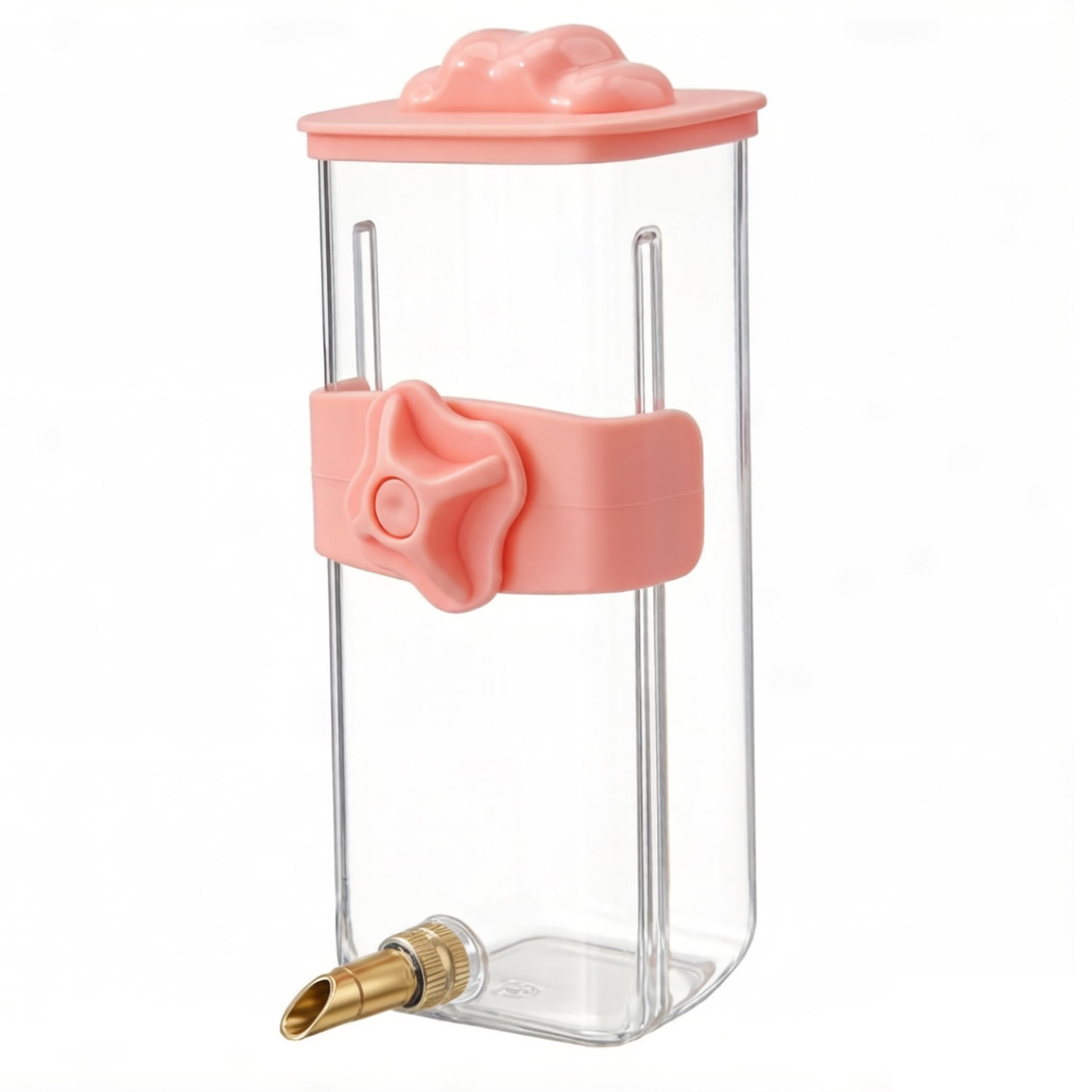 430ml Automatic Bird Water Dispenser for Parakeets & Small Birds, Leak-Proof Cage Waterer, Hanging Drinking Set (Style-2))