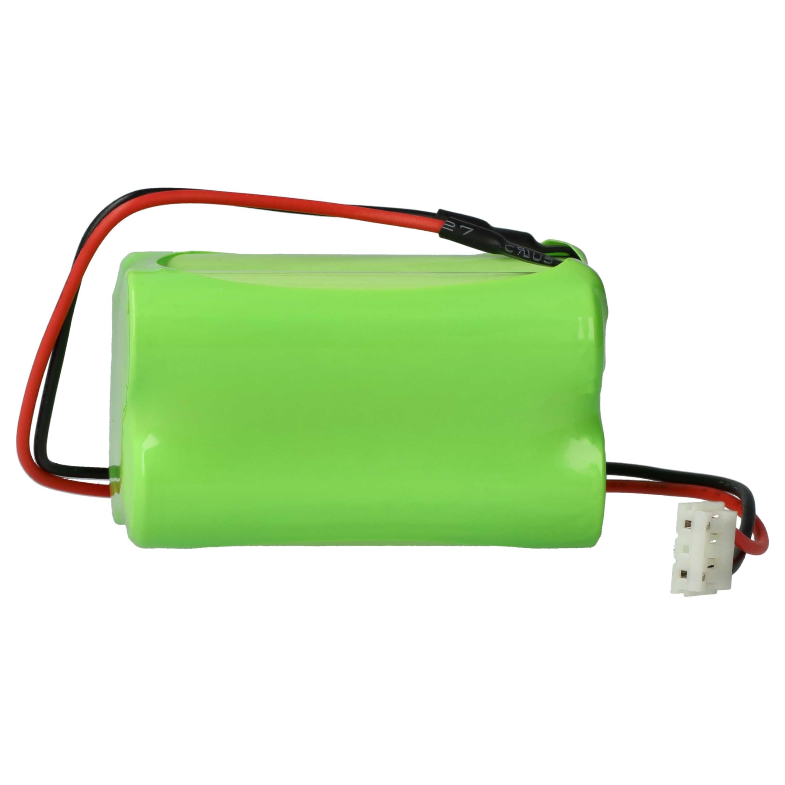 vhbw 5 x akumulator kompatybilny z ABM KCW013(SC) | KCD013(SC), KDU013(SC), IL023(8) droga ewakuacyjna, oświetlenie awaryjne (2000 mAh, 4,8 V, NiMH)