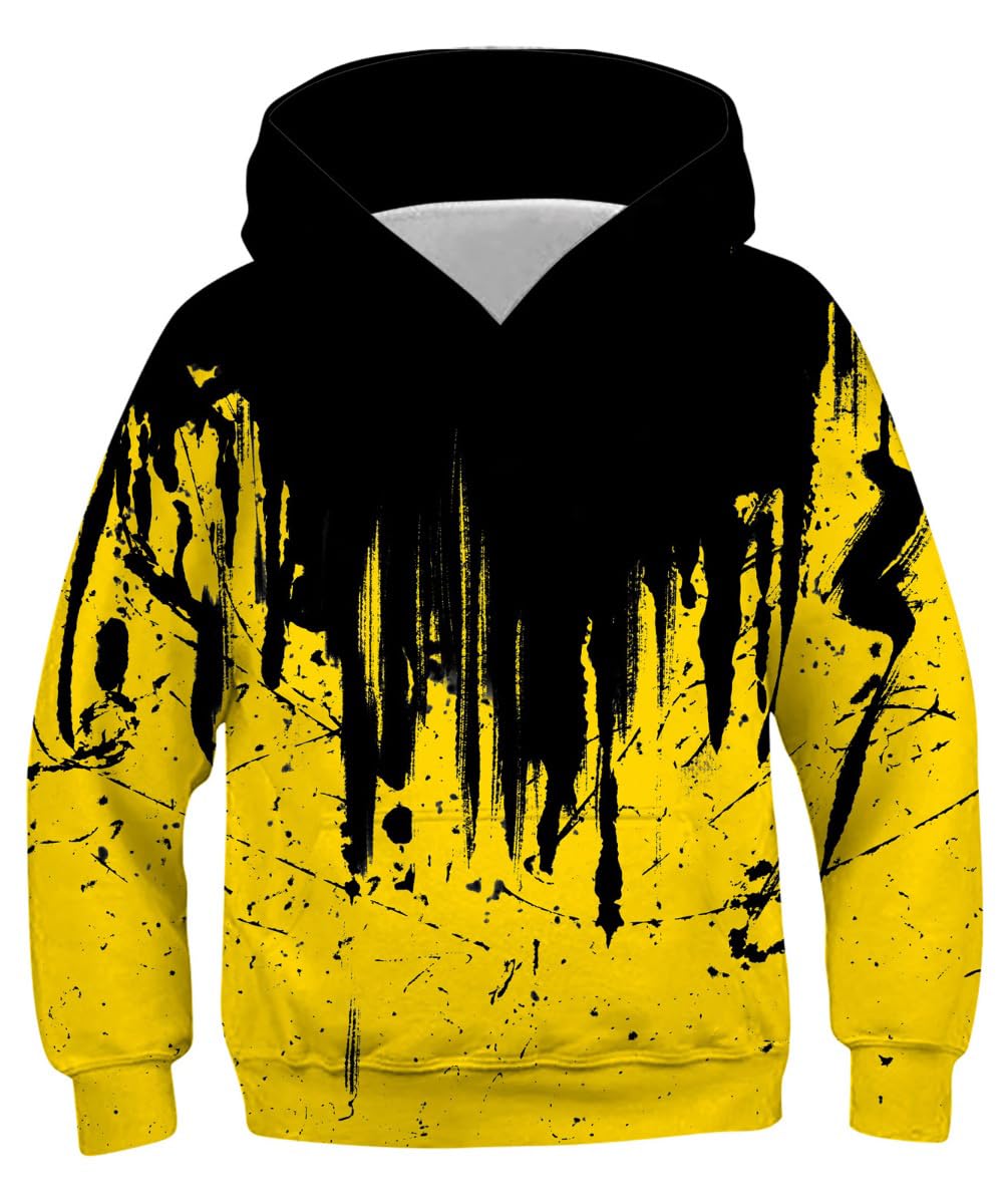 Lovekider Boys Hoodie Kids 3D Print Graphic Pullover Sweatshirt 6-16 Years