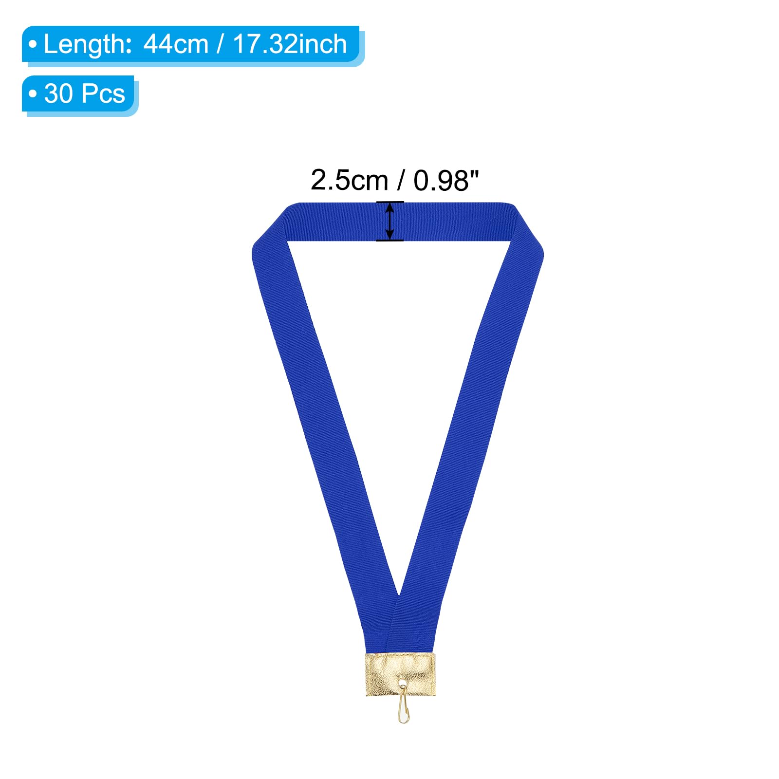 PATIKIL Award Neck Ribbons with Snap Clips - Image 2