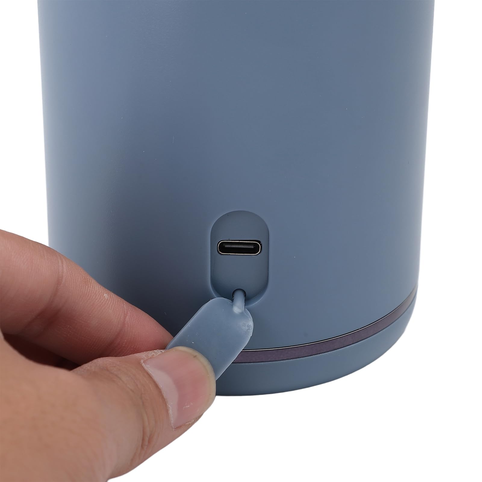 Przenośny Podgrzewacz do Mleka do Podróży, Przenośny Podgrzewacz do Butelek 300 Ml Stal Nierdzewna USB Bezprzewodowy, Szybko Nagrzewający się Podgrzewacz do Mleka Podgrzewacz