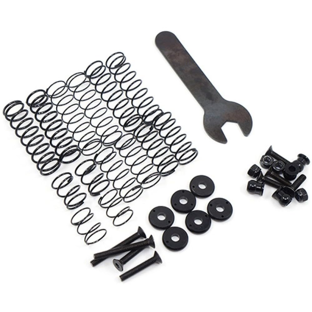 Yeah Racing 90 mm Desert Lizard Zweistufiger interner Federdämpfer Paar schwarz für 1/10 Crawler #DDL-090BK