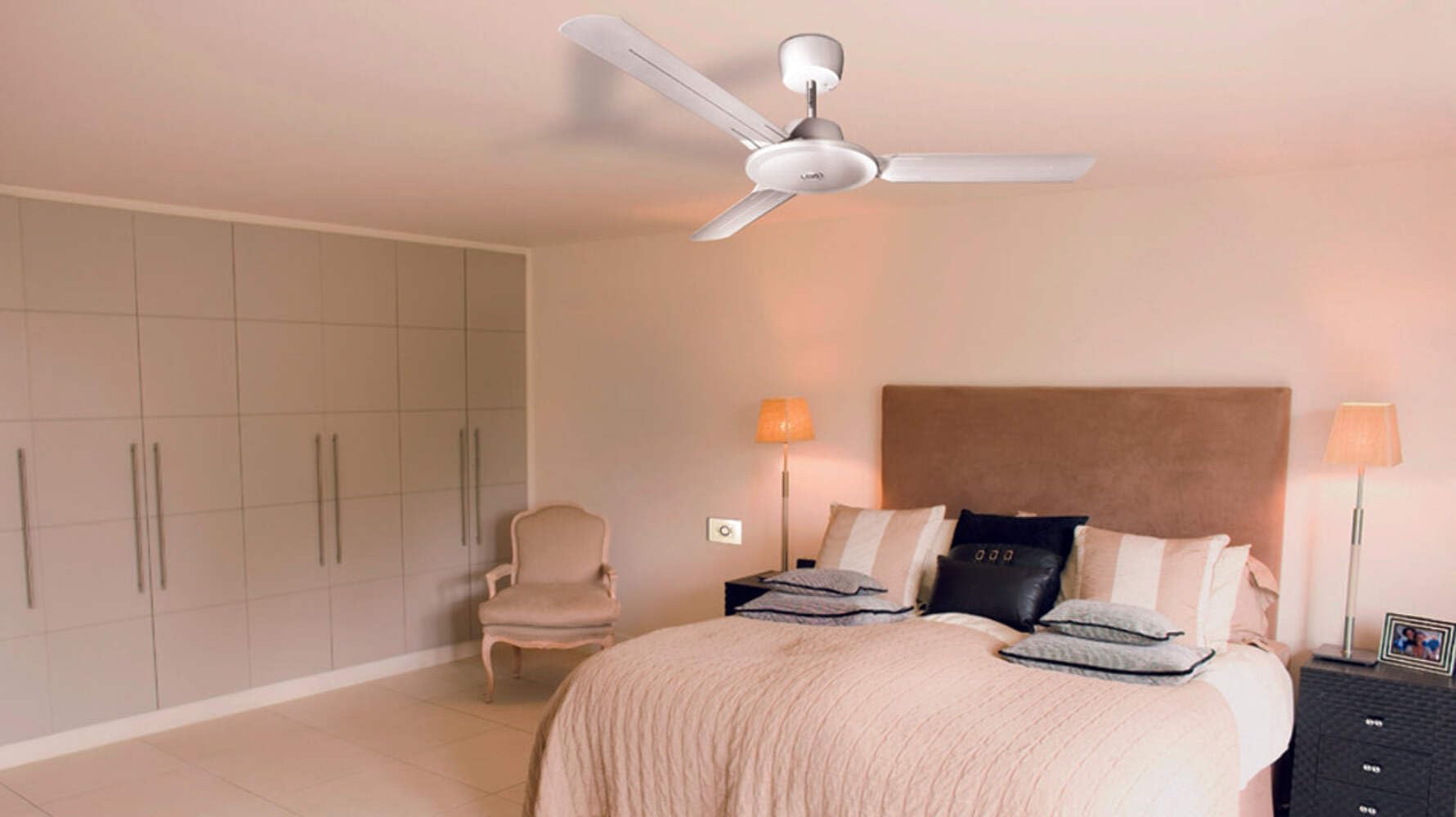 Vortice 61750 Nordik Evolution R 90/36" Ventilatore Da Soffitto Reversibile, 11.592 m3/h, Bianco