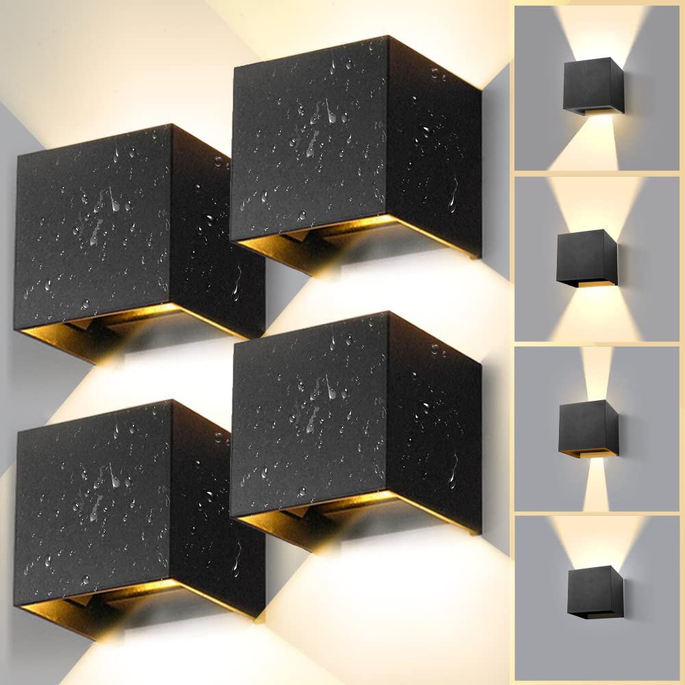 CHENBEN Led Wall Lamp Outdoor Waterproof IP65 Wall Light Tricolor Porch - View #8