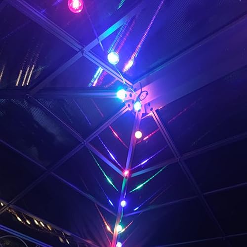 Miniatura 4 de Bombillas G40 de repuesto de bombillas LED de plástico inastillables de 1 W, color morado, tira de luces LED G40, bombilla de repuesto E12/C7, base