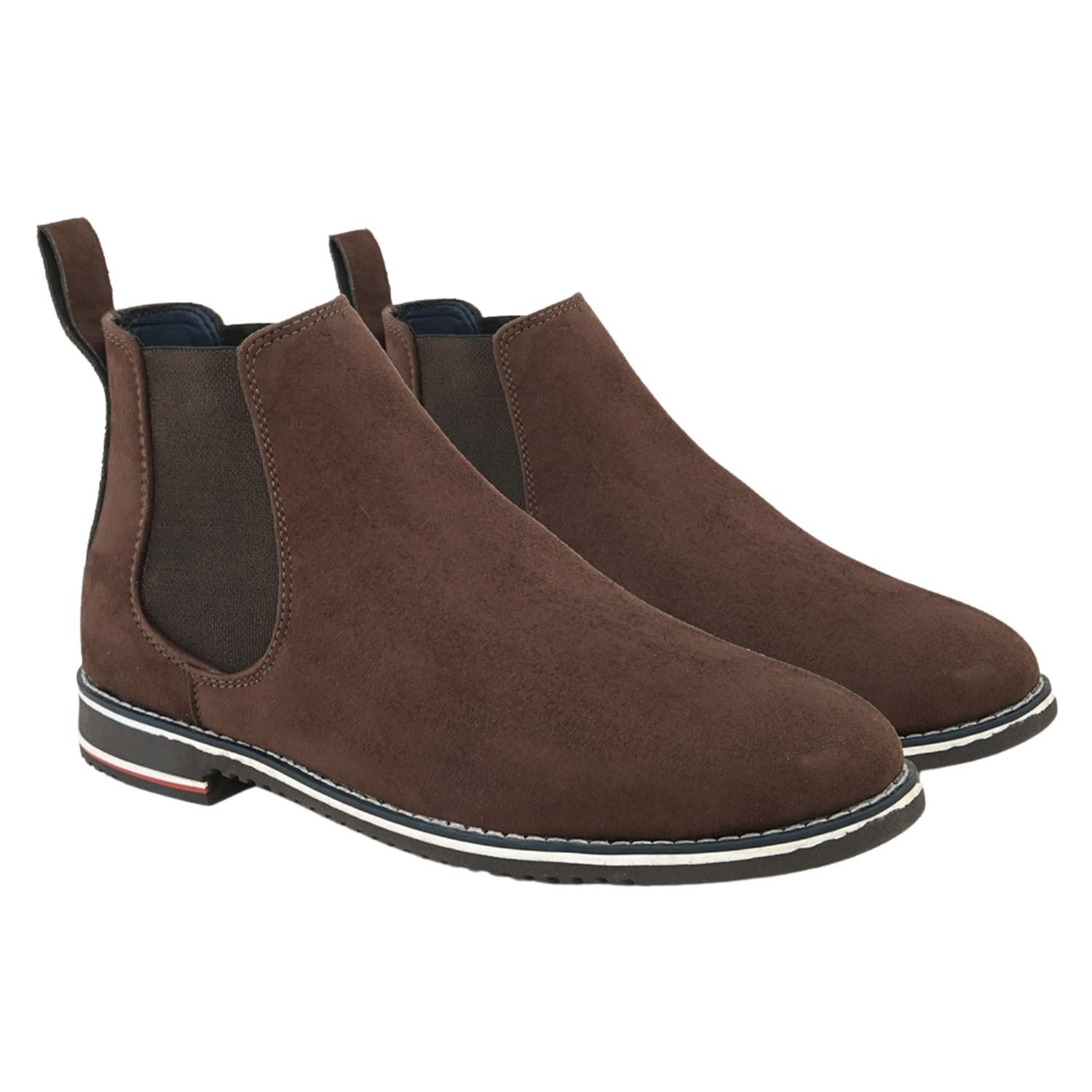 IMCOLUS Boot Suede Material Slip-on Chelsea Boot Shoes for Men | Brown Color | Size - 10 (B0DCP264RL) Amazon Price History, Amazon Price Tracker