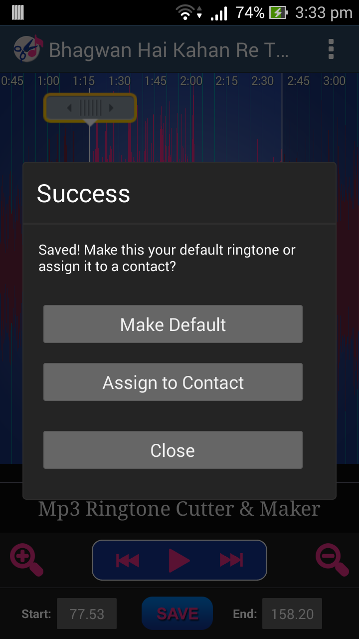 Mp3 Ringtone Cutter & Maker App on Amazon Appstore