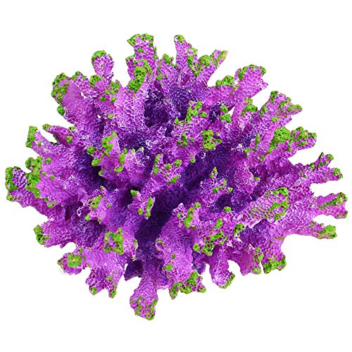 Danmu 1Pc of Polyresin Coral Ornaments, Aquarium Coral Decor, Diamater 4 1/3" for Fish Tank Aquarium Danmu 1Pc of Polyresin Coral Ornaments, Aquarium Coral Decor, Diamater 4 1/3" for Fish Tank Aquarium
