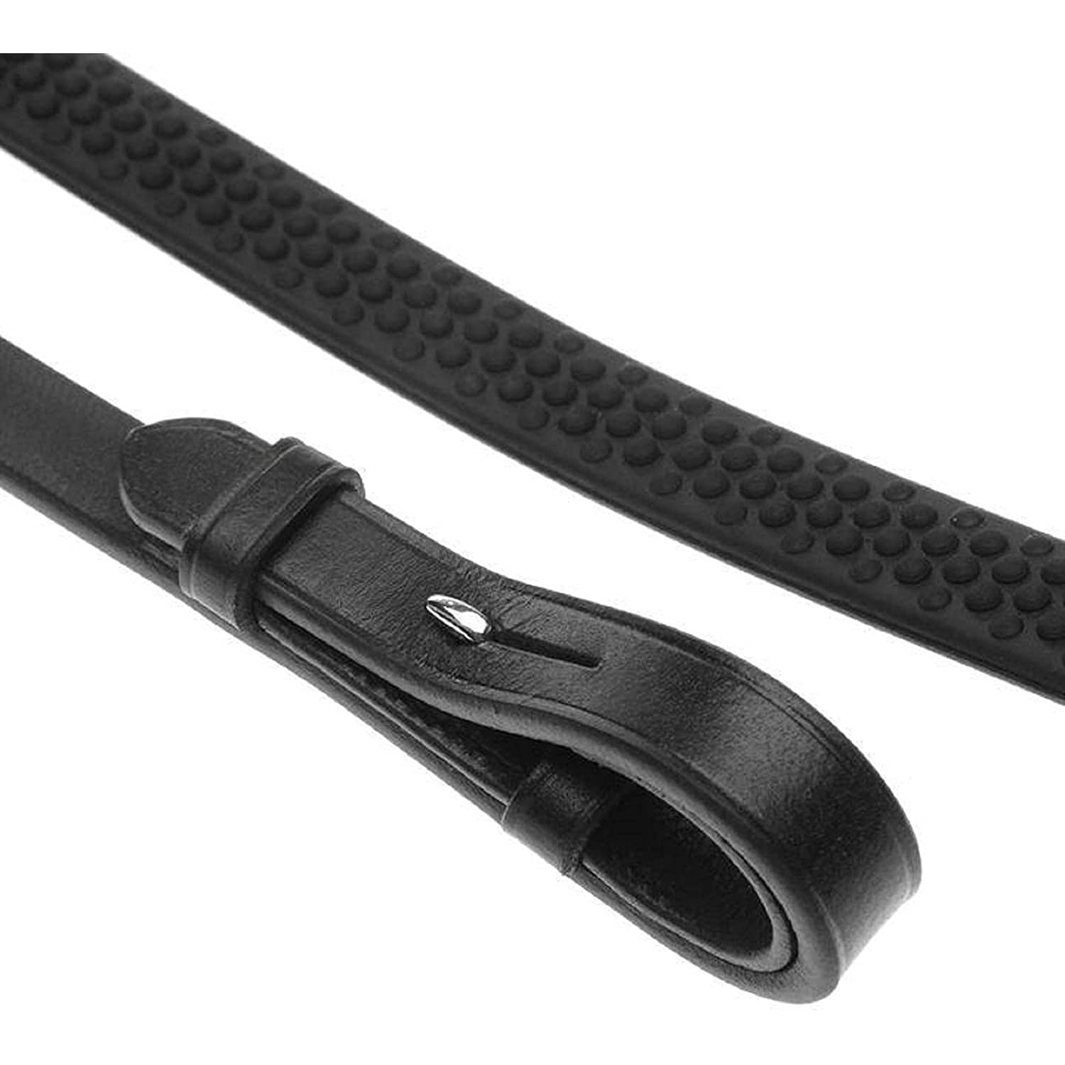 Shires Aviemore Extreme Rubber Grip Reins 54 x 5/8: Black