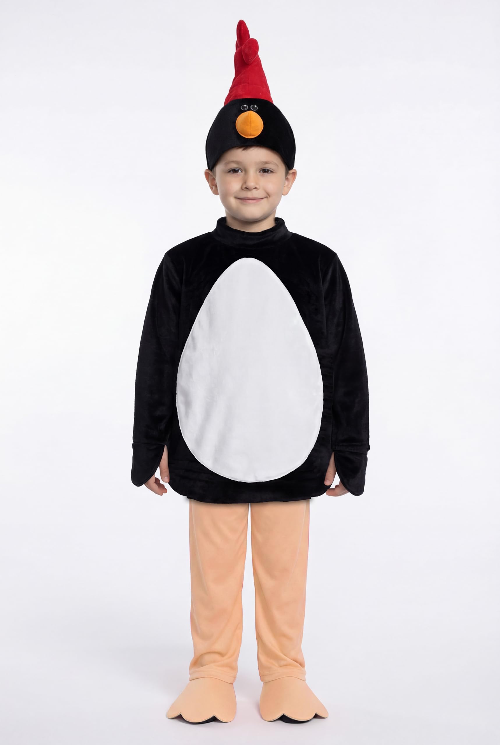 Blues Group Officially Licensed Feathers McGraw Unisex Kids Costume & Cap | World Book Day, Dress-Up, and Role Play | In ages 4-10 years (8-10 Years)
