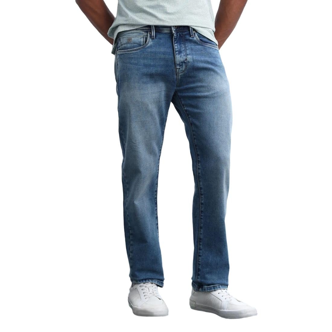 flying machine Men's Straight Fit Jeans| Solid | Mid Rise | Stretchable | Jeans for Man-picture-52