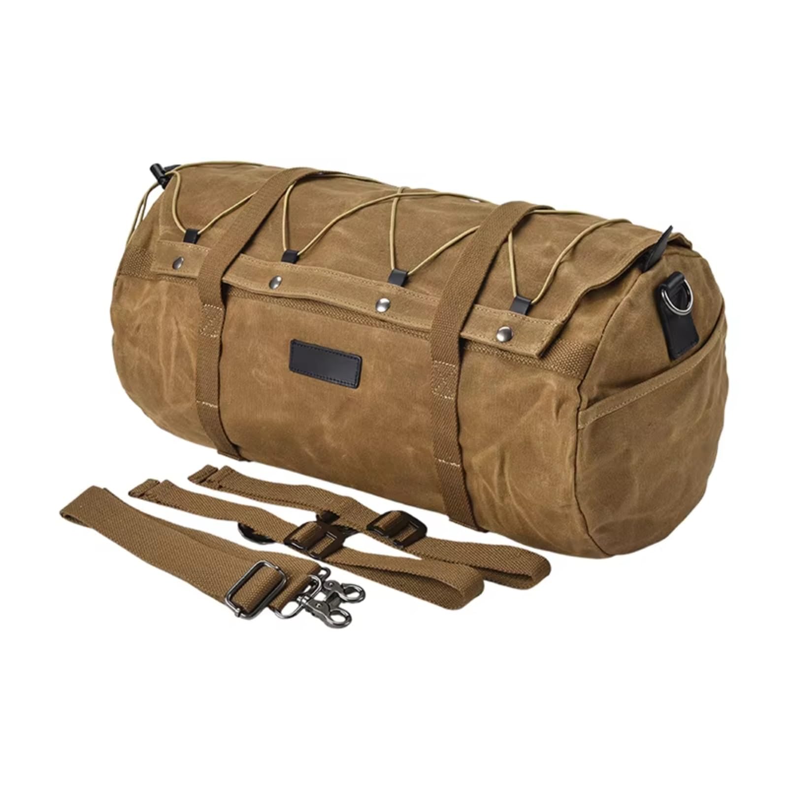 Borsa Posteriore Universale Per Moto Attrezzatura Da Pilota Impermeabile Sedile Bagagli Il Trasporto Borse Per Attrezzi E Accessori Sacche Moto(Khaki)