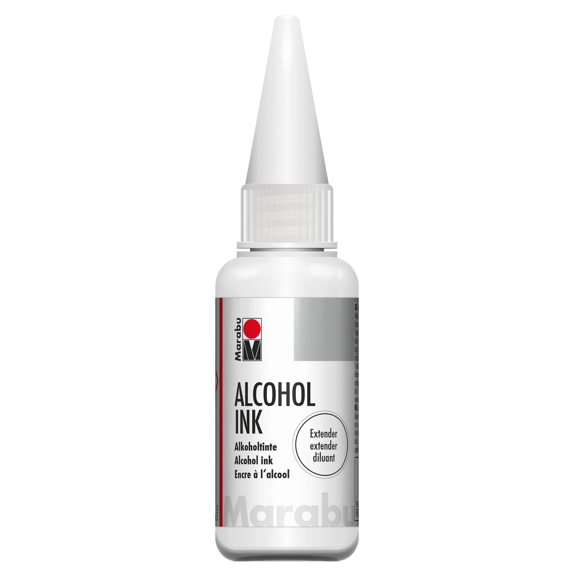 Marabu Alcohol Ink Extender 20 Ml – Per Miscelare, Schiarire E Ritardare L’essiccazione, Per Vetro, Ceramica, Metallo
