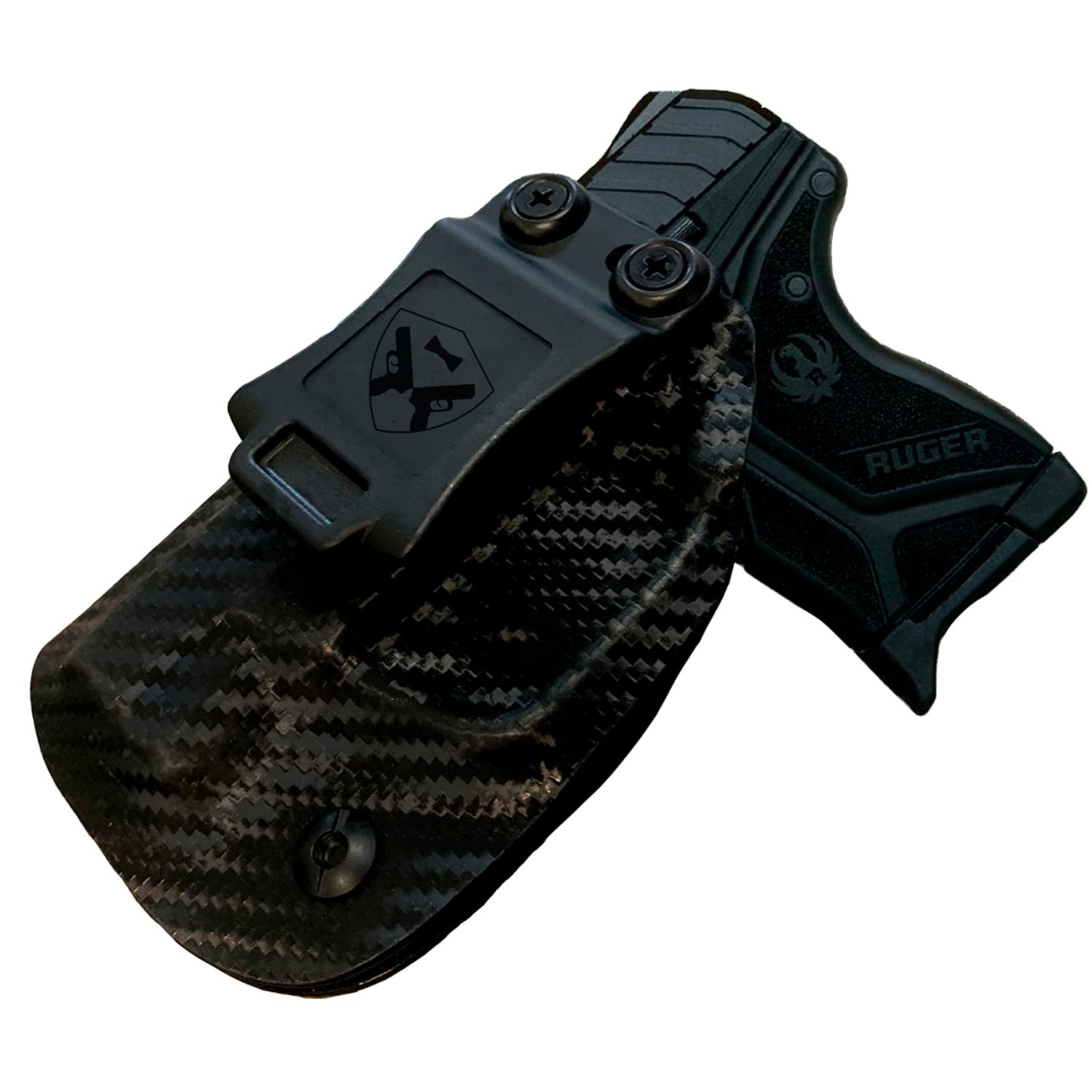 IWB KYDEX Holster: fits Ruger LCP II (2) (Carbon Fiber Black - Left Hand)