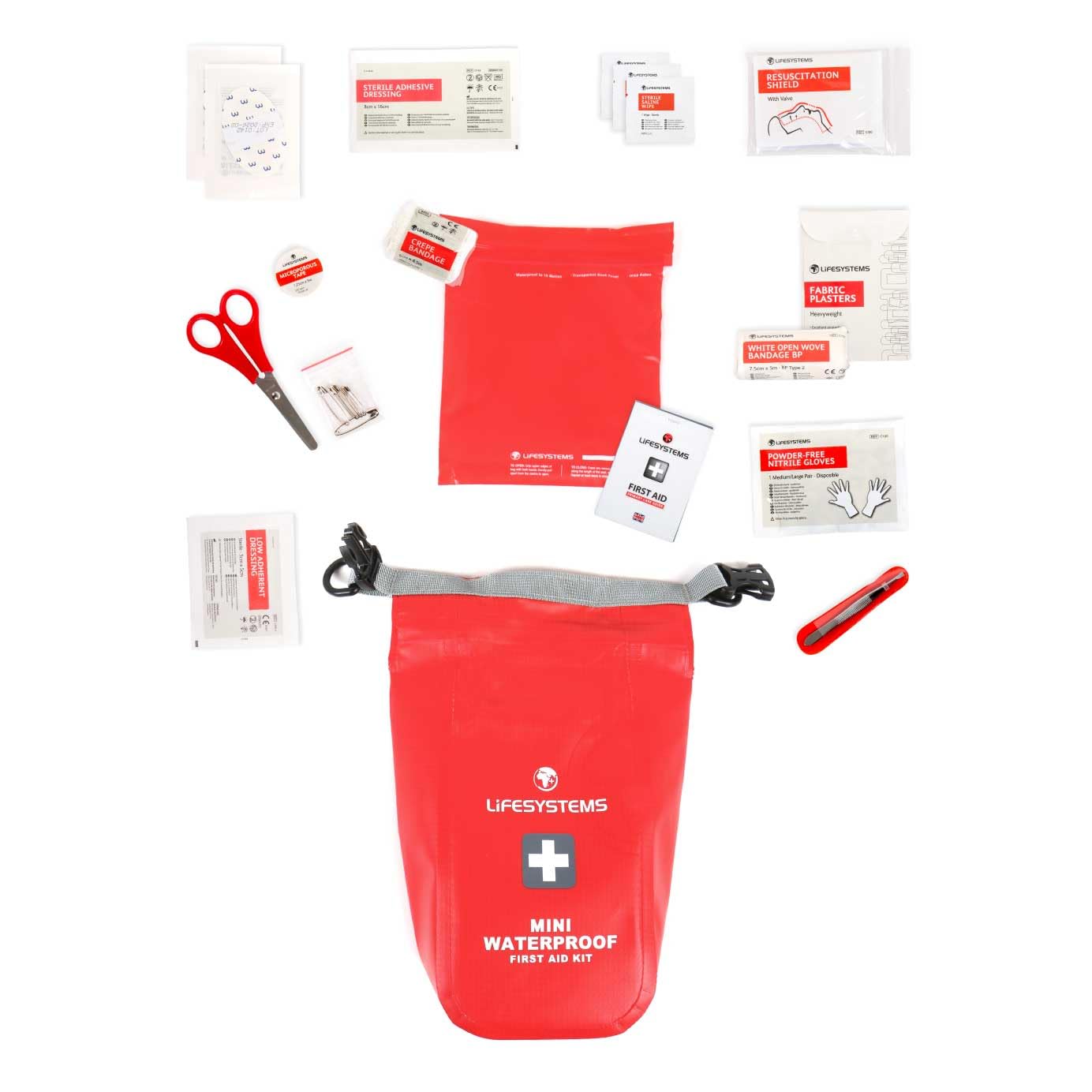 Lifesystems Kit de premiers secours étanche, contenu certifié CE, spécialement conçu pour les sports nautiques et les activités de plein air