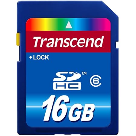 Transcend 16GB SDHC Class 6 Memory Card