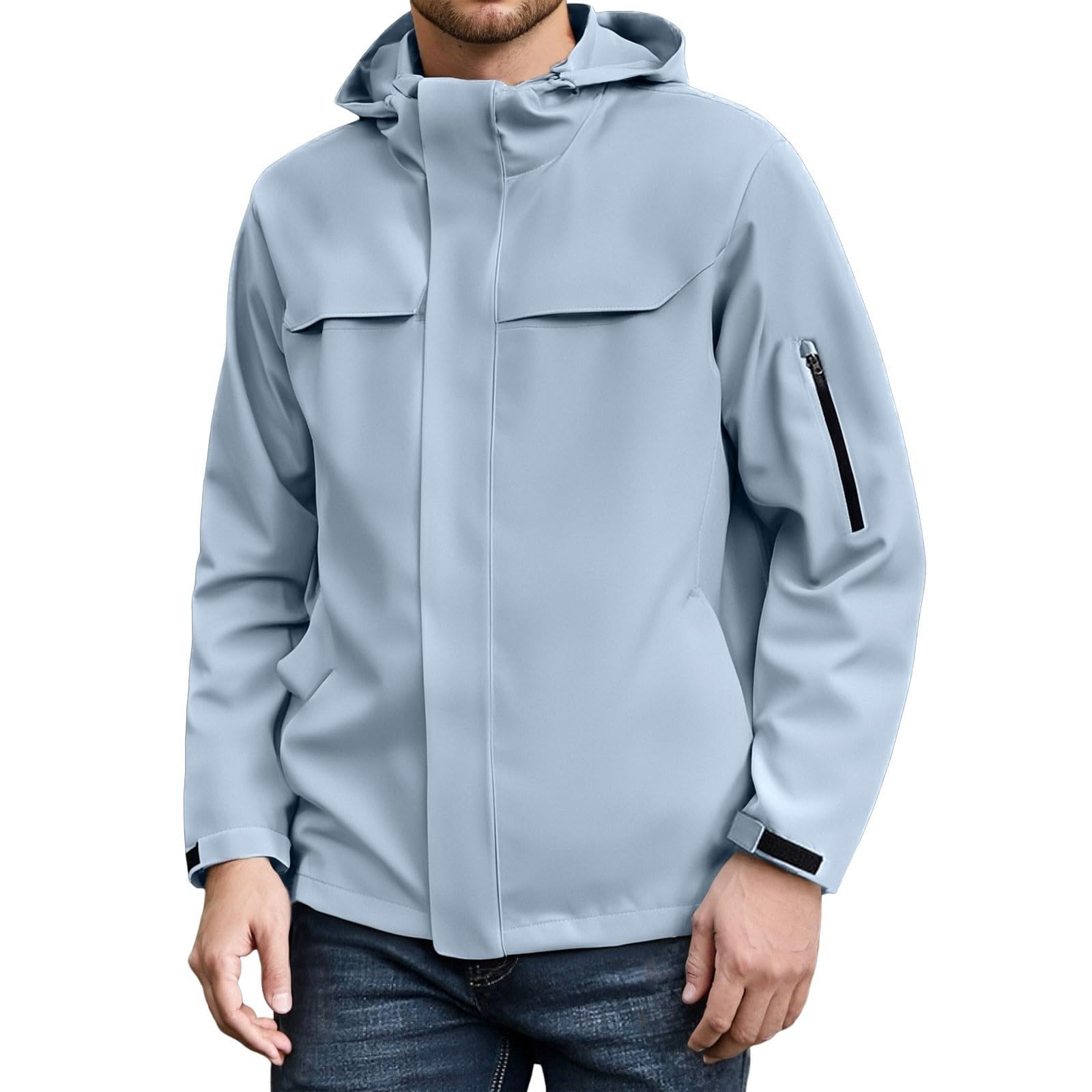 Veste Homme Softshell à Capuche IntéGréE VêTements Homme Outdoor