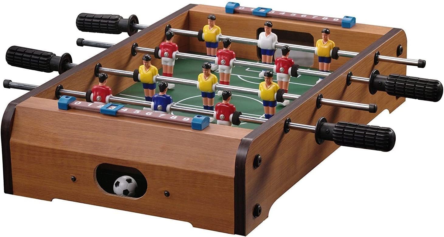 ASAB Table Football Game | Kids Foosball Game | Tabletop Soccer Game | Tabletop Games For Kids And Adults | Table Top Foosball Game | Lightweight And Portable 20 Inch Table Game (Small)