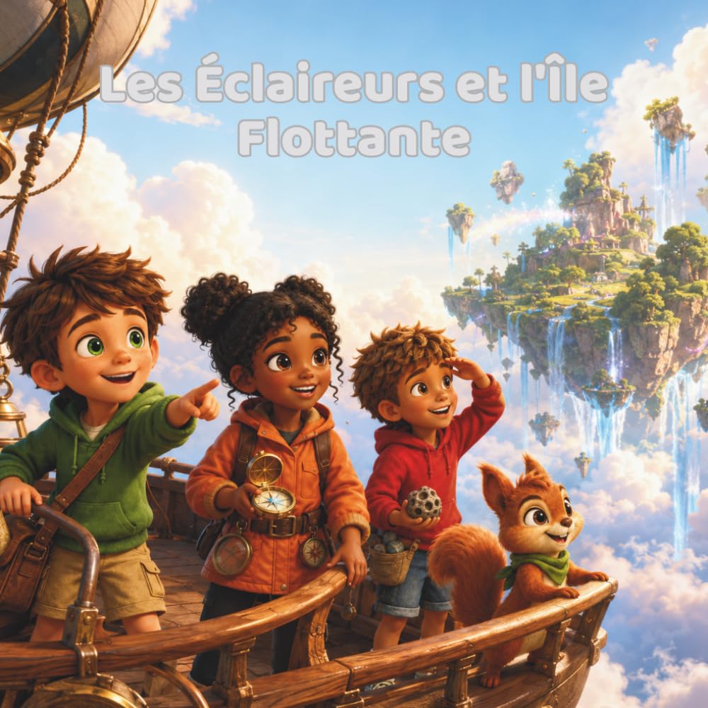 Les Éclaireurs et l’île flottante: Une aventure dans le ciel sur la confiance, l’équilibre et le courage