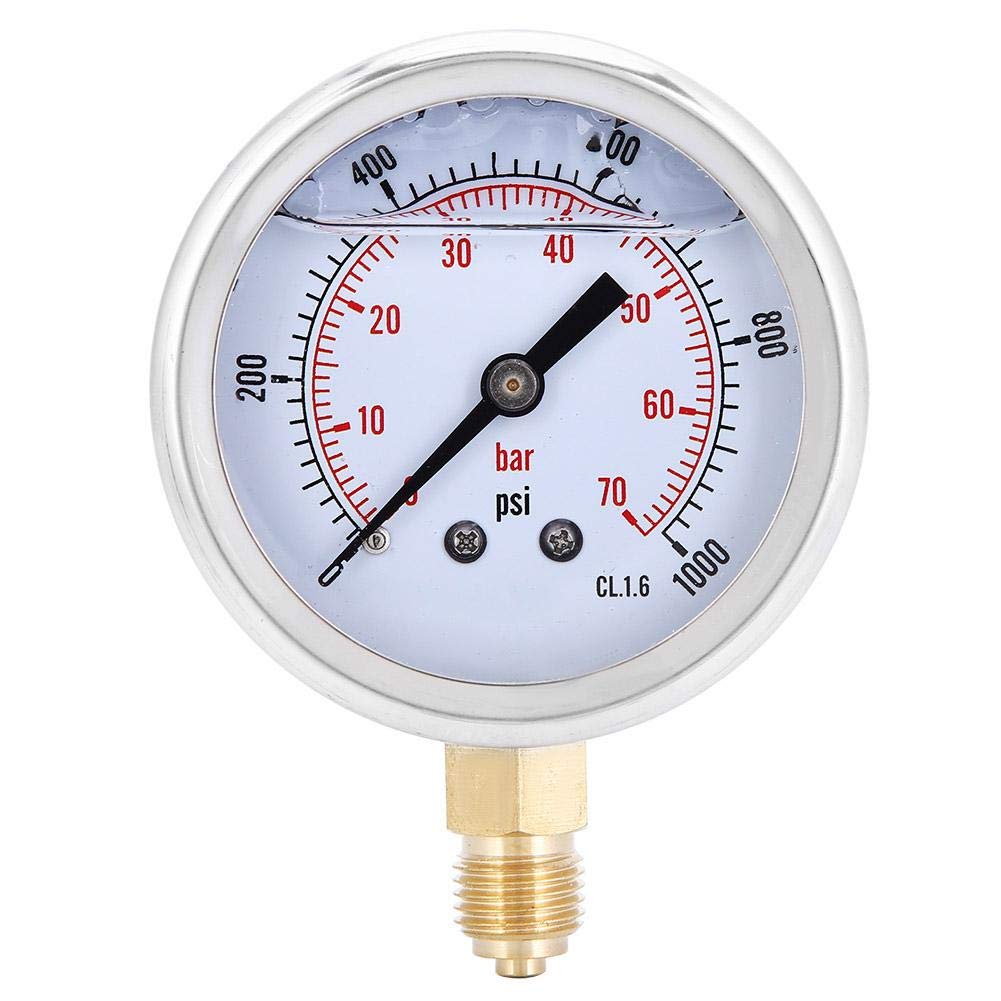 0-70bar Manometer 1/4BSP Y60 Manometer 0-1000psi Radialdruckmesser