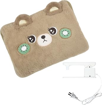 WITERY Electric Hot Water Bag with Cover- Rechargeable Heating Pad Hot Water Bottle for Pain Relief Cramps & Sore Muscles, Hot Compress Bag Hand Warmer for Outdoor/Indoor Filled with Water