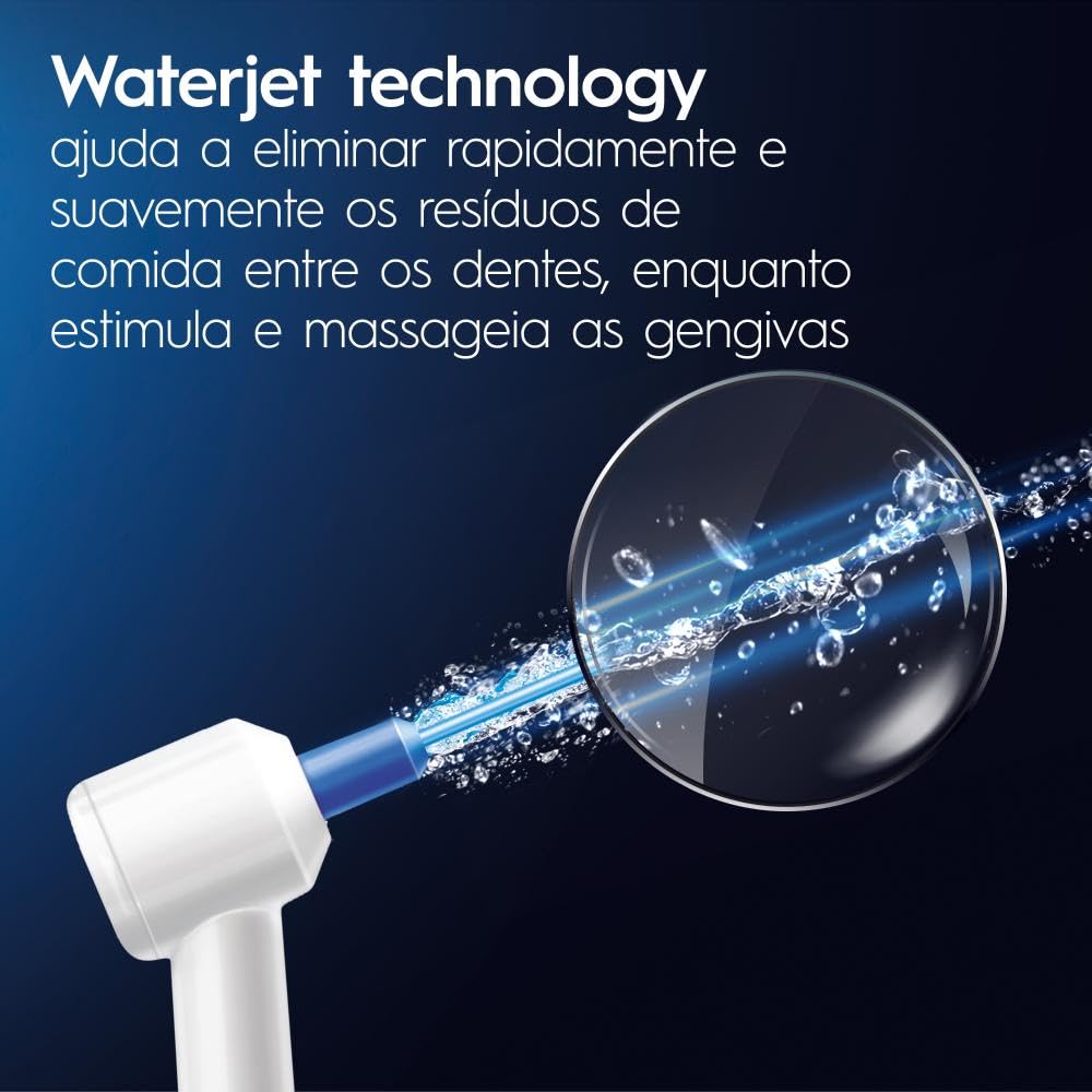 WaterFlosser Oral-B jedwab wodny, usuwa do 99,9% płytki nazębnej*, 5 poziomów intensywności