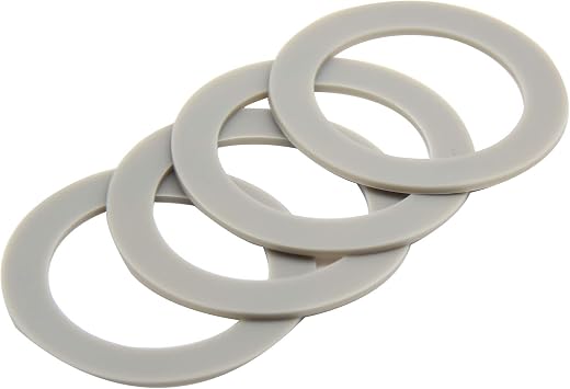 BFP703 Blender Gasket, Pack of 4, Blender Rubber Gasket Sealing O-Ring SPB-456-2, Replacement for Blenders BFP-703 BFP703B BFP-703CH SPB-7 SPB7 SPB-7BK CB8 CB9 BFP-703 SPB-600CA, BFP-10