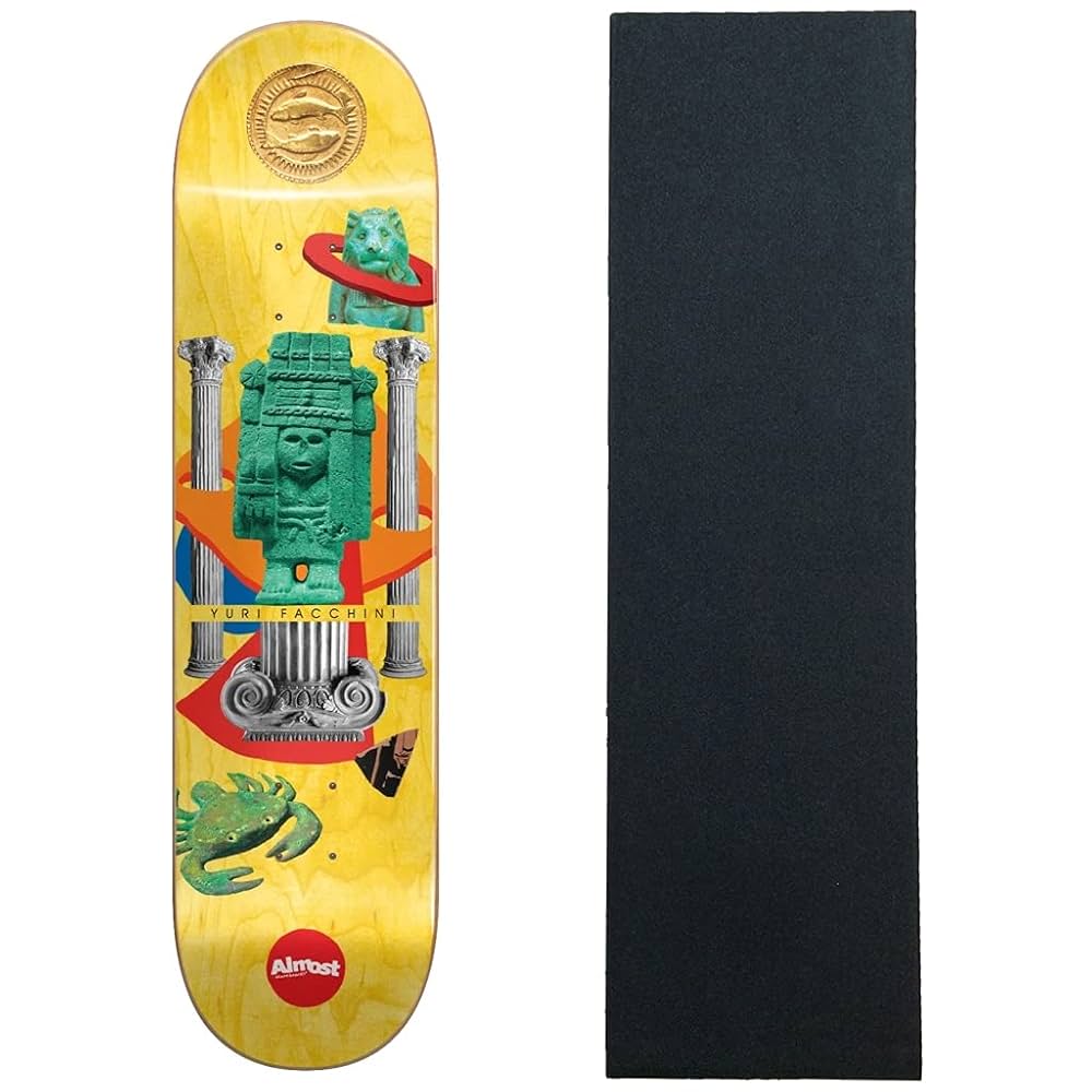 Almost YURI スケートボード Amazon | Almost スケートボードデッキ Yuri Faccini Relics