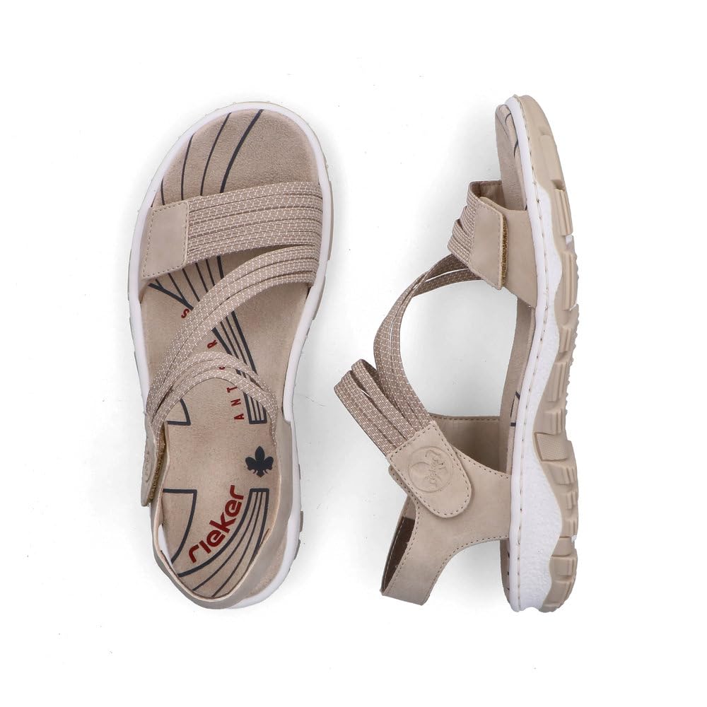 Rieker Femme Sandales 68871, Dame Sandales Fines