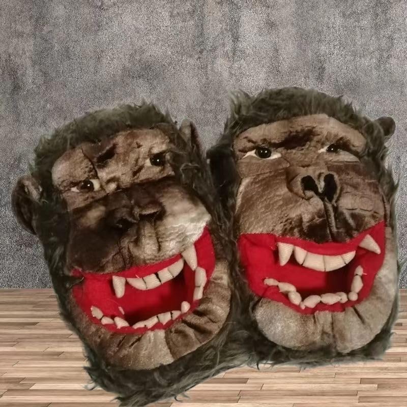 Halloween House Slippers - Warm Cozy Ghost Pumpkin Slippers for Indoor Outdoor Home Holiday Use2