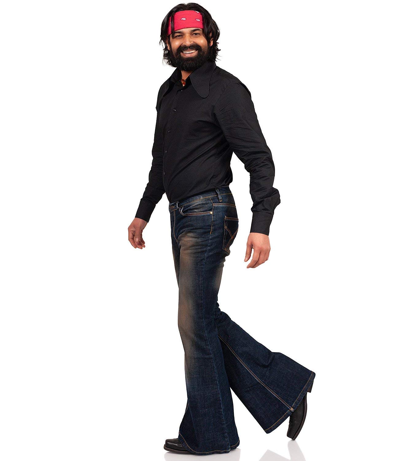 Comycom 70er Jahre Look Jeansschlaghose Star Gringo