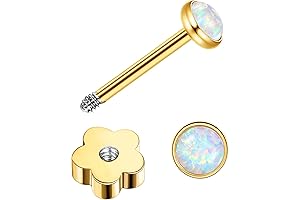 3mm Opal Stud Earrings: Refined Elegance for Sensitive Ears
