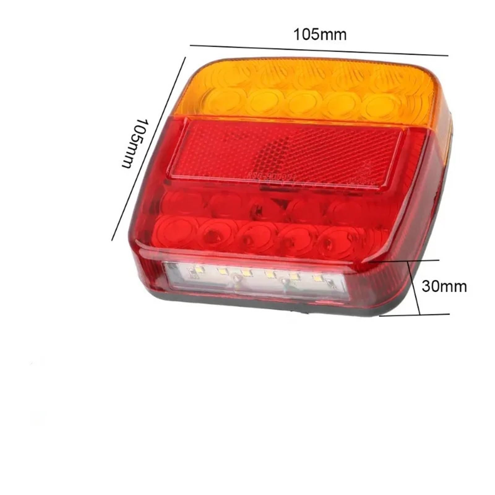 Halogen światła 12V Tylne światło kierunkowskazu 26 LED Tylne światło tablicy rejestracyjnej samochodu Tylne światło cofania światła tylne(1pcs)