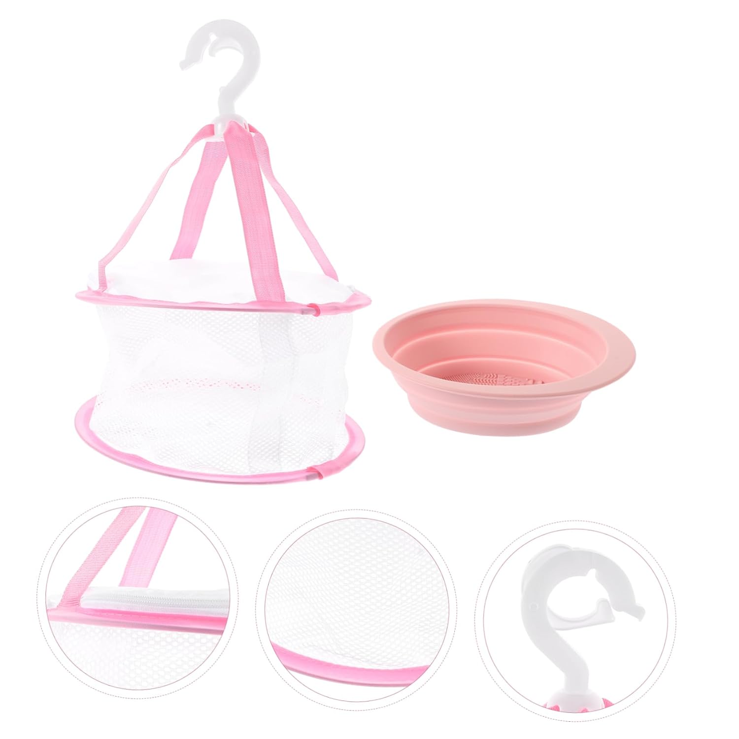 LIFKOME Makeup Brush Cleaning Bowl Set Silicone Cleaning Pad Brush Cleaner for Cosmetics