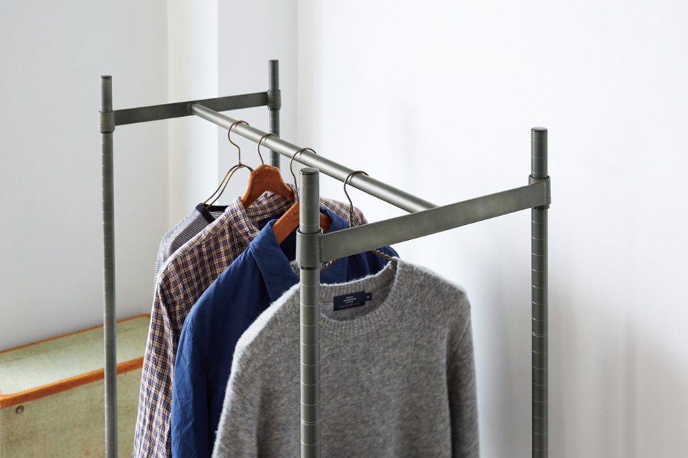 ホームエレクターヴィンテージ 棚 ローボードセット ソリッド 2段 幅