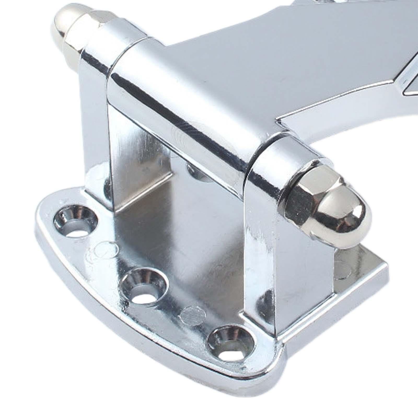 Qectial Kühlschranktür Scharnier Industrieller Türverschluss Kastenofen Scharnier Zinklegierung Verschleißfest für LKW-anhänger Lager Küche Geschenk, für Dicke 2.5 cm