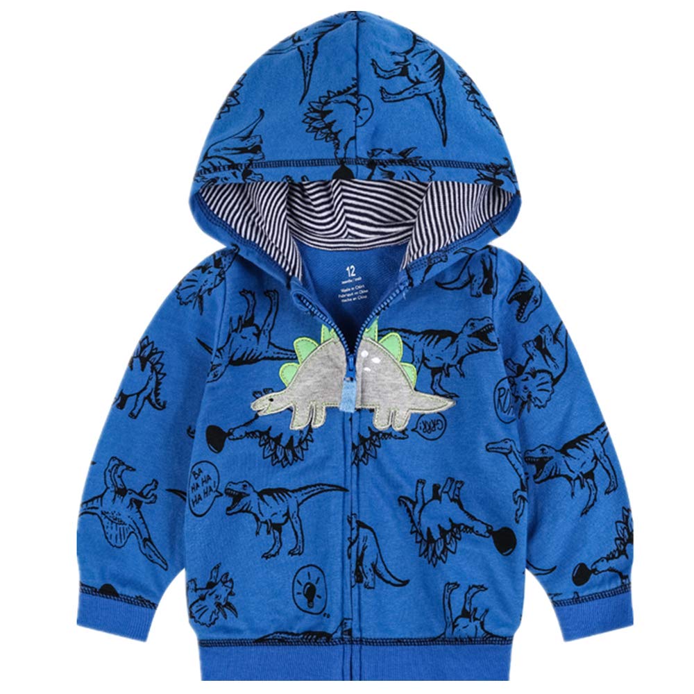 Popshion Toddler Boys Sweatshirt Cotton Lightweight Kids Winter Warm Sweater Crewneck Pullover Tops