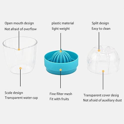 Miniatura 3 de Exprimidor manual de cítricos, exprimidor portátil de naranja y limón, prensa de mano