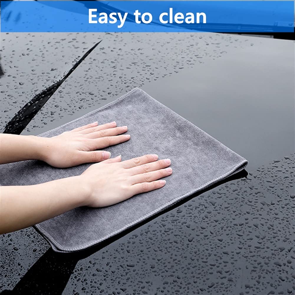 ACiyD Dry Towel Extra Soft Car Wash Microfiber Towel Car Cleaning Drying Cloth Car Care Cloth Detailing Car Washing Towel Accessories (Color : 3 pcs 30x60cm) (10 Pcs 30x60cm)